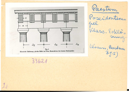 Vorschaubild Paestum: Poseidontempel, klassische Ecklösung 